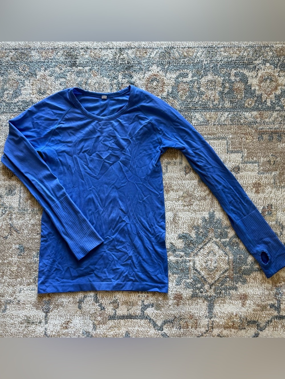 lululemon athletica Women's Super Swiftly Long-Sleeve shirt in Royal Blue
